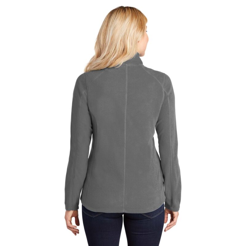 SM-L223-Pearl-Grey-B5 Stay Warm in Style with Our Ladies' Fleece Jacket – A Custom Yacht Uniform Essential