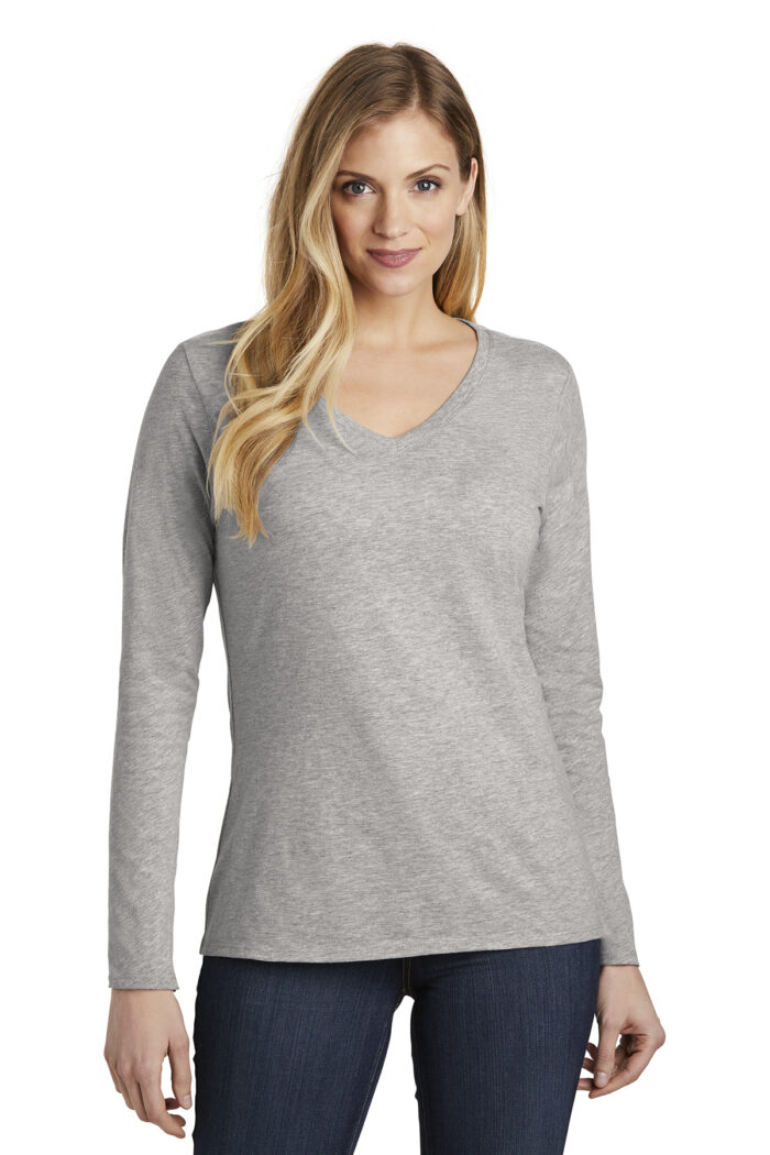 Ladies District Tee Long Sleeve V-Neck