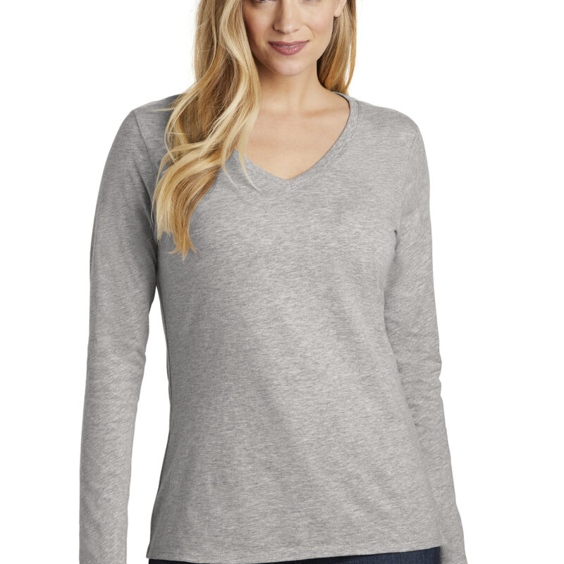 Ladies District Tee Long Sleeve V-Neck