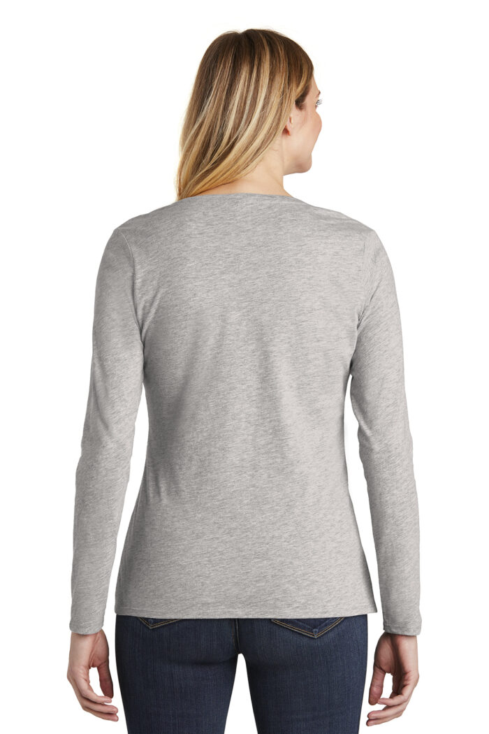 Ladies District Tee Long Sleeve V-Neck - Image 2