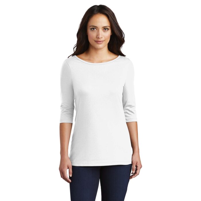 Ladies Perfect Weight 3/4-Sleeve Tee - Image 4