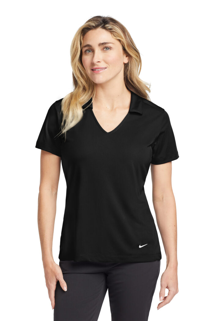 Nike Women's Dri-FIT Vertical Mesh Polo - Image 8