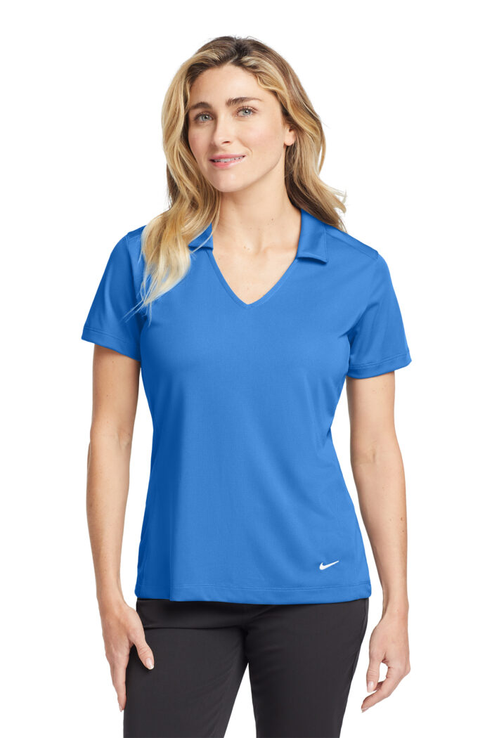 Nike Women's Dri-FIT Vertical Mesh Polo - Image 6