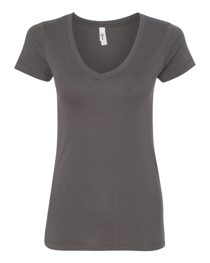 Next Level Ladies’s Ideal V-Neck Tee - Image 6