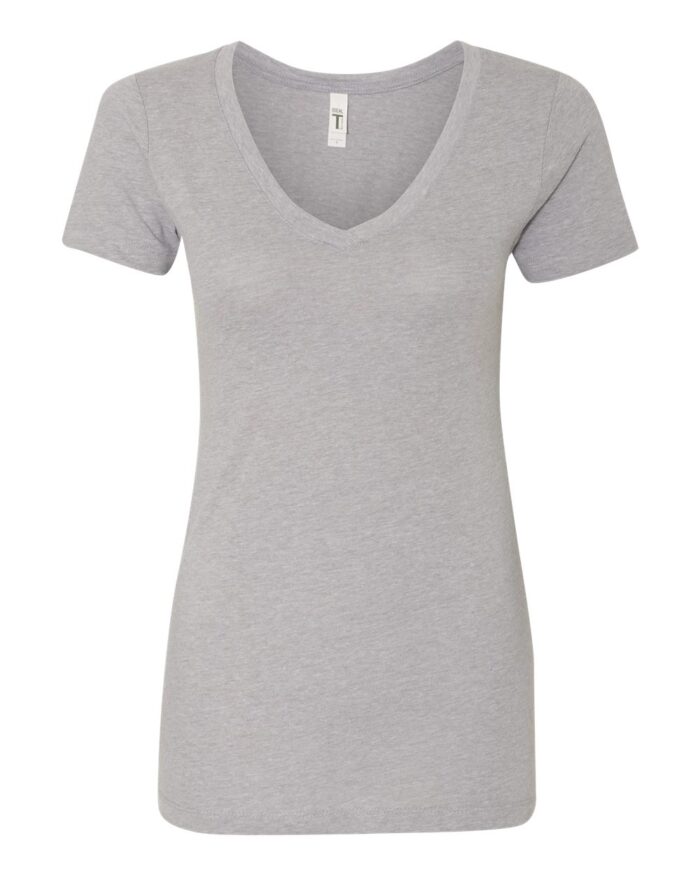 Next Level Ladies’s Ideal V-Neck Tee - Image 7
