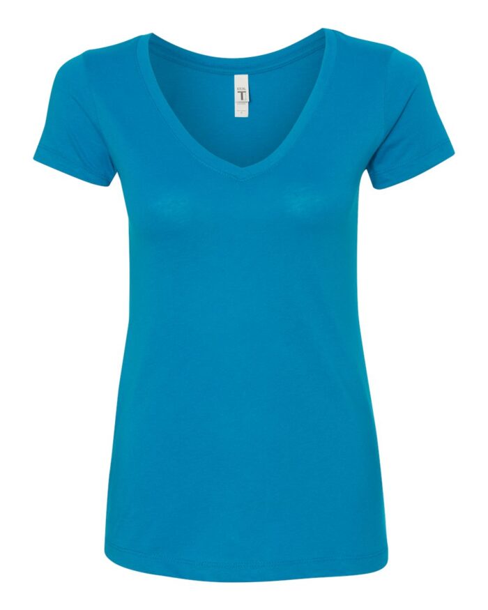 Next Level Ladies’s Ideal V-Neck Tee - Image 4