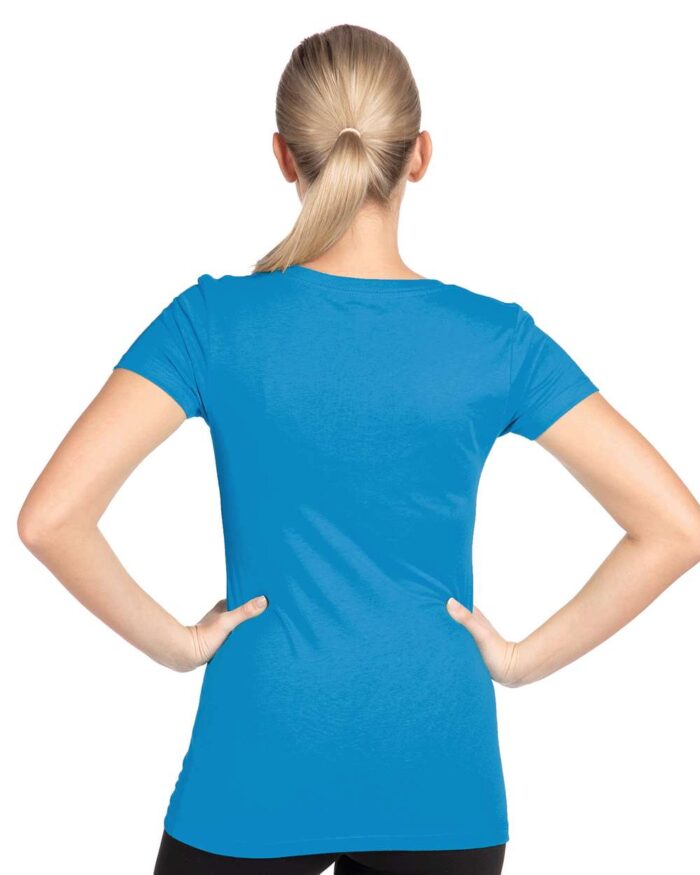 Next Level Ladies’s Ideal V-Neck Tee - Image 3