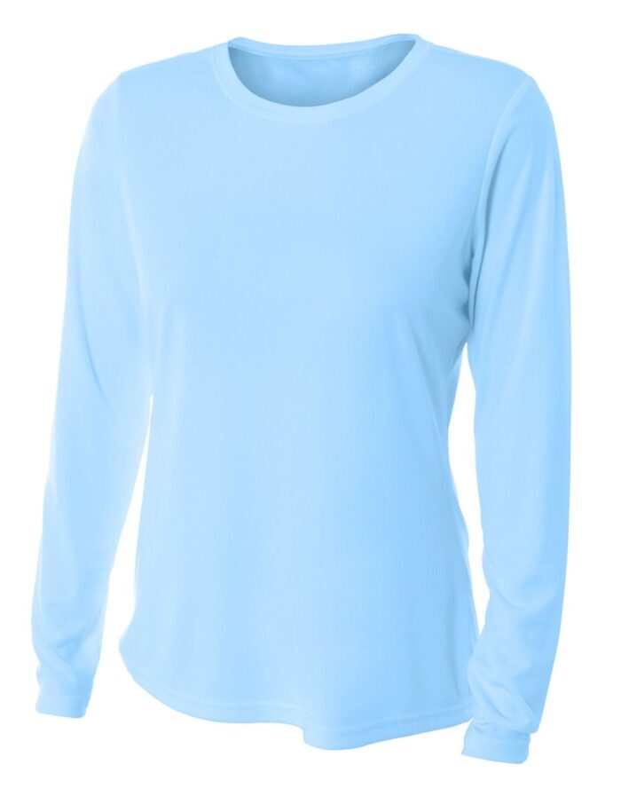 Ladies Long Sleeve Cooling Performance Shirt - Image 3