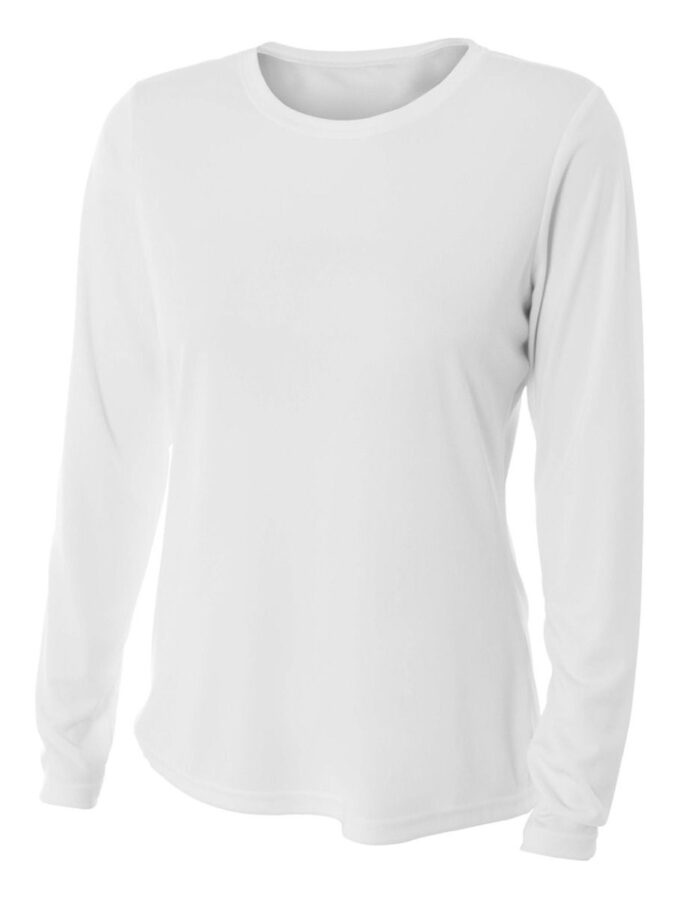 Ladies Long Sleeve Cooling Performance Shirt - Image 2